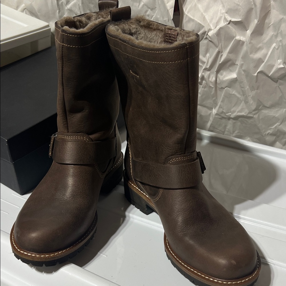 Ecco Brown Winter & Rain Boots